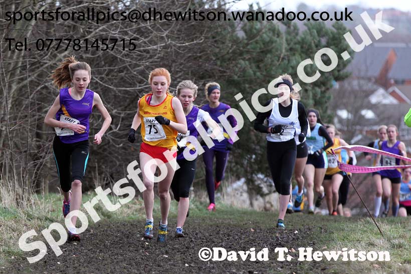 Intermediate girls 2. Photo: David T. Hewitson/Sports for All Pics